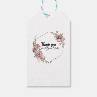 Étiquettes-cadeau Merci pour votre commande