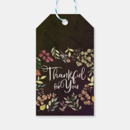 Étiquettes-cadeau Merci Pour Vous - Thanksgiving