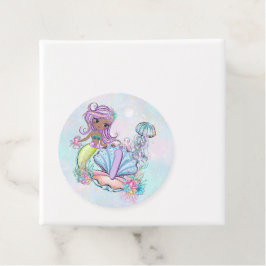 Étiquettes Cadeau Mermaid Sea Life | Fête d'anniversaire avec âge pe