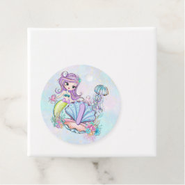 Étiquettes Cadeau Mermaid Sea Life | Fête d'anniversaire avec âge pe