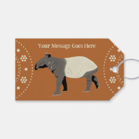 Message personnalisé Tapir de Malaisie ou Tapir d'