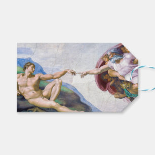 Étiquettes-cadeau Michelangelo - Création d'Adam Isolé