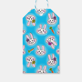 Étiquettes-cadeau Mignonne Motif lapin de Pâques