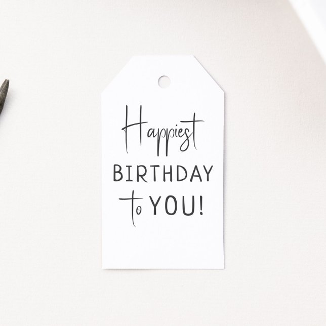 Étiquettes-cadeau Mini-Sexe Neutre Plus Heureux Anniversaire Pour Vo (Créateur téléchargé)