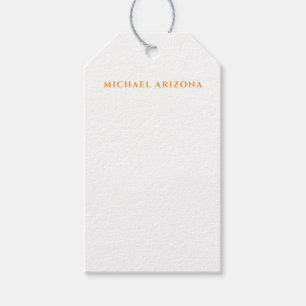 Étiquettes-cadeau Minimaliste Moderne Simple Nom Propre