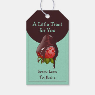 Étiquettes-cadeau Mint Chocolate Covered Strawberry A Little Treat