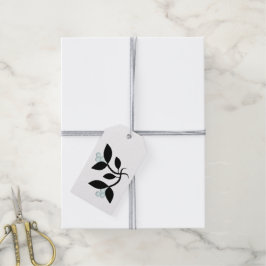 Étiquettes-cadeau Mistletoe blanc