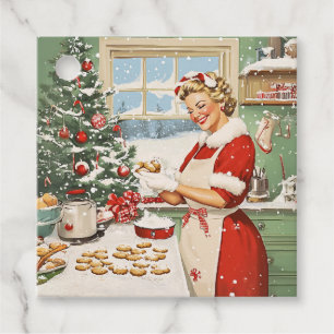 Étiquettes Cadeau Mme Claus Plaisir De La Cuisine De Vacances