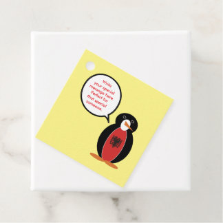 Étiquettes Cadeau Mme Pingouin personnalisée Arménie