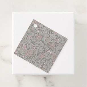Étiquettes Cadeau Modèle de fleur de jasmin de William Morris