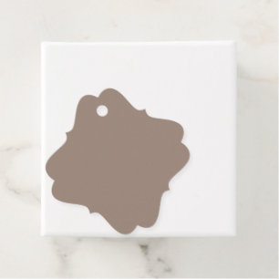 Étiquettes Cadeau Modèle d'étiquettes de faveur neutres de luxe