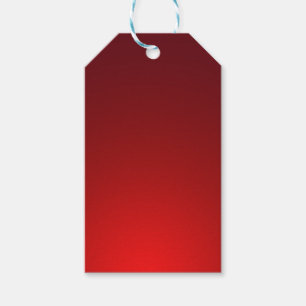 Étiquettes-cadeau Modèle élégant rouge vierge