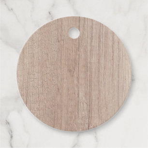 Étiquettes Cadeau Modèle élégant vide de l'aspect de planche en bois