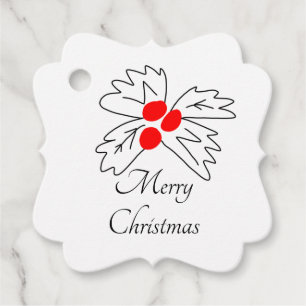 ÉTIQUETTES CADEAU MODERNE CUTE CHRISTMAS BELLS FÊTE CADEAUX BALISES