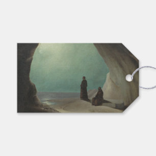 Étiquettes-cadeau Moines dans une Grotte (par Carl Blechen)