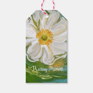 Étiquettes-cadeau Moment précieux - Puissance de fleur de l'anémone