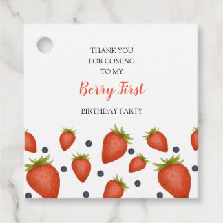 Étiquettes Cadeau Mon Berry premier anniversaire