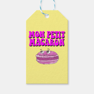 Étiquettes-cadeau Mon Petit Macaron Texte Super rétro