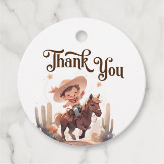 Étiquettes Cadeau Mon premier Rodeo Wild West Cowboy Anniversaire
