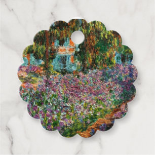 Étiquettes Cadeau Monet Le jardin de l'artiste à Giverny