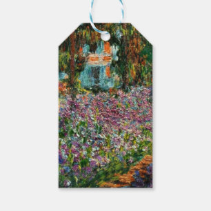 Étiquettes-cadeau Monet Le jardin de l'artiste à Giverny