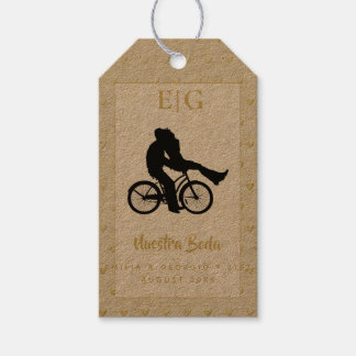 Étiquettes-cadeau Monogramme Nuestra Boda Espagnol Mariage Cadeau Fa