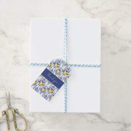 Étiquettes-cadeau Motif Citron Méditerranéen 