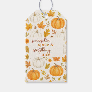 Étiquettes-cadeau Motif Citrouille mignon Thanksgiving