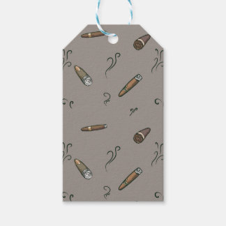 Étiquettes-cadeau Motif de cigares