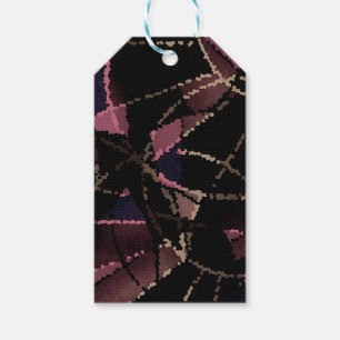 Étiquettes-cadeau motif de mosaïque Abstrait