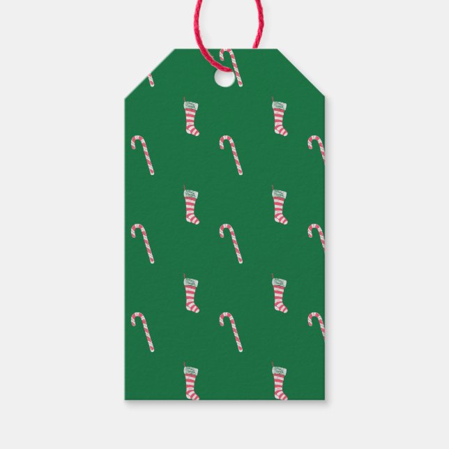 Étiquettes-cadeau Motif de stockage et de Sucre de canne (Devant)
