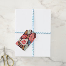 Motif Feuille Abstrait