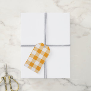Étiquettes-cadeau Motif Gingham