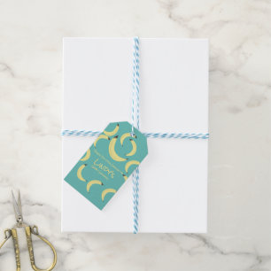 Étiquettes-cadeau Motif joli bouquet de bananes Baby Shower