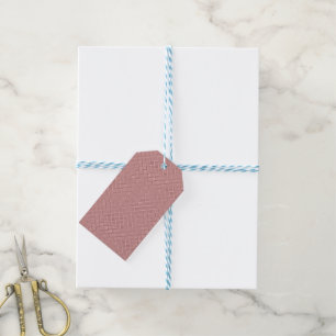 Étiquettes-cadeau Motifs de diamants métalliques