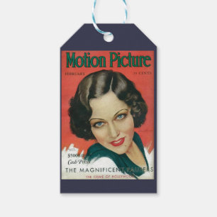 Étiquettes-cadeau Motion Picture Février 1931 Couverture de Gloria