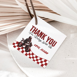 Étiquettes Cadeau Motocross Dirt Bike Boys Anniversaire