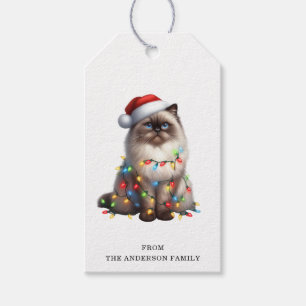 Étiquettes-cadeau Mots clés cadeaux de chat de l'Himalaya