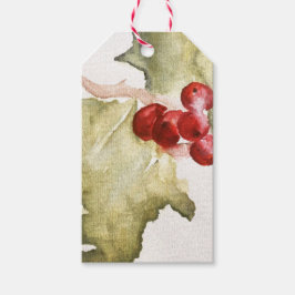 Étiquettes-cadeau Mots-clés cadeaux Holiday Holly