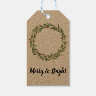 Étiquettes-cadeau Mots clés de Noël rustique Farmhouse