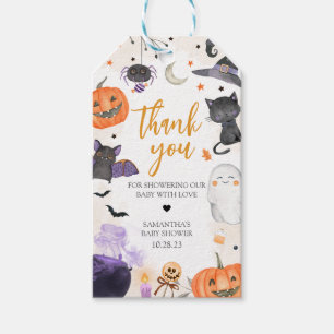 Étiquettes-cadeau Mots clés de préférence Baby shower Halloween