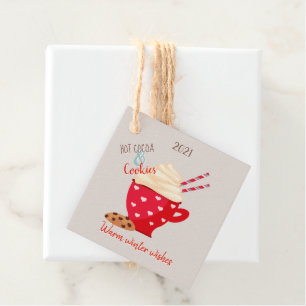 Étiquettes Cadeau Mots clés Hot Cocoa Christmas Favoriser
