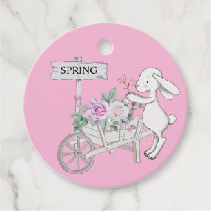 Étiquettes Cadeau Mots-clés Spring Floral Merci Favor