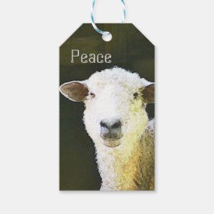 Étiquettes-cadeau Moutons paisibles