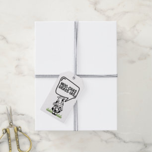 Étiquettes-cadeau Muchas Gracias Vache Thème Beaucoup de Merci Drôle