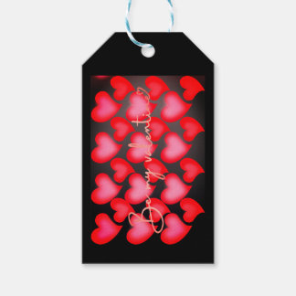 Étiquettes-cadeau Mug Cœur de la Saint-Valentin