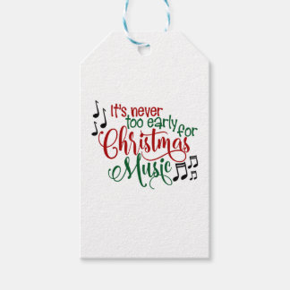 Étiquettes-cadeau Musique de Noël