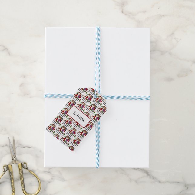 Étiquettes-cadeau Naughty List (With Twine)