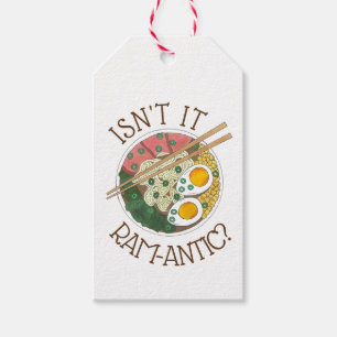 Étiquettes-cadeau N'est-ce pas Ram-Antique (romantique) Ramen nouill