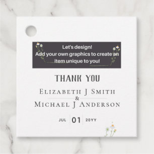 Étiquettes Cadeau NEW ! Design Your Own Wedding Item